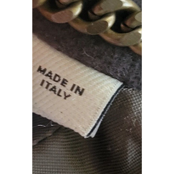 Burberry London Brown Wool Wide Collar Double Breasted Pea Women Coat US 6 - Picture 11 of 13